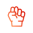 Free Fist  Symbol