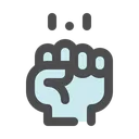 Free Fist Hand Fight Hand In A Fist Icon