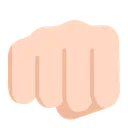 Free Fist Flat Light Icon
