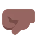 Free Fist Flat Medium Dark Icon