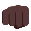 Free Fist Flat Dark Icon