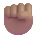 Free Fist Color Medium Icon