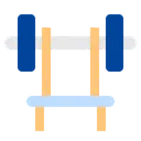 Free Fitness Barbell Press Icon