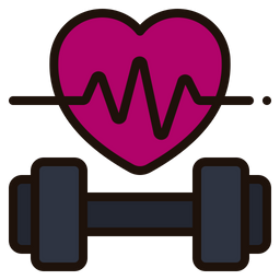 Free Fitness Gym Icon - Download in Colored Outline Style