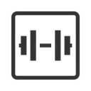 Free Fitnessstudio  Symbol