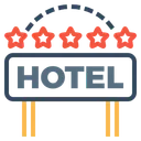 Free Five Star Hotel Icon