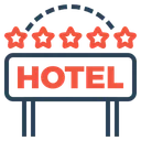 Free Five Star Hotel Icon