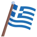 Free Flag Greece  Icon