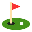 Free In Hole Flat Icon