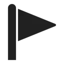 Free Flag High Contrast Icon
