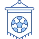 Free Flag Sportive Soccer Icon