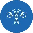 Free Election Flag Party Icon