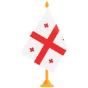 Free Flag Of Georgia Five Cross Flag Georgia Icon