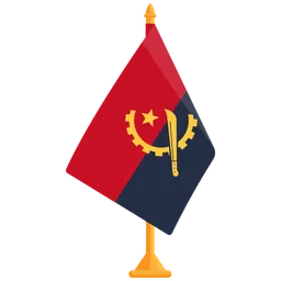 Free Flagge Angolas  Symbol