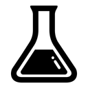 Free Kolben Erlenmeyer Symbol