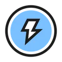Free Flash Square Retro Icon