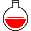 Free Flask Chemistry Experiment Icon