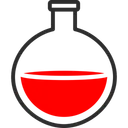 Free Flask Chemistry Experiment Icône