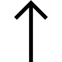 Free Flecha Arriba Flecha Sig Icono