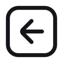 Free Flecha Regangulo Izquierda Icono