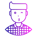 Free Flertar Assobiar Homem Ícone