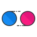 Free Flickr Redes Sociales Medios Icono