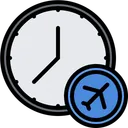 Free Flight Arrival Time  Icon