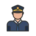 Free Flight Captain Professional Person Icon