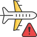 Free A Warning Flight Warning Plane Warning Icon