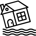 Free Flood Water House Icon