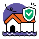 Free Flood Insurance Icon
