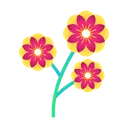 Free Flor Color Planta Icono