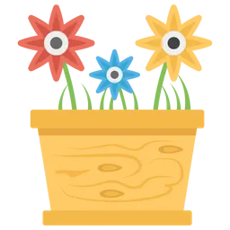 Free Flower Basket  Icon