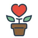 Free Flower Grow Love Icon