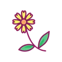 Free Flower Nature Plant Icon