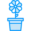Free Flower Pot Plant Flower Icon