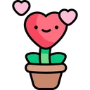 Free Flowerpot Love Valentine Icon