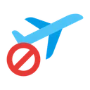 Free Flug Stornieren Flug Kein Flug Symbol
