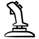 Free Flugsteuerknuppel Symbol