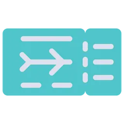 Free Flugzeugticket  Symbol