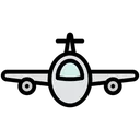 Free Flugzeug Flug Luftwege Icon