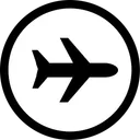 Free Flugzeugsymbol Strich Symbol