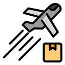 Free Flugzeugversand Versand Box Symbol