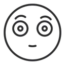 Free Artboard Flushed Face Excited Face Icon