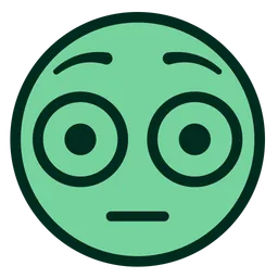 Free FLUSHED FACE SMILEY Emoji Icon