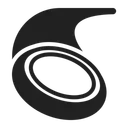 Free Disc High Contrast Icon