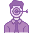 Free Focus Target Employee Icon