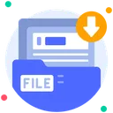 Free Folder Files Storage Icon