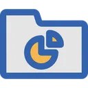 Free Folder Analytics Analytics Diagram Icon