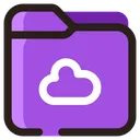 Free Folder Cloud  Icon